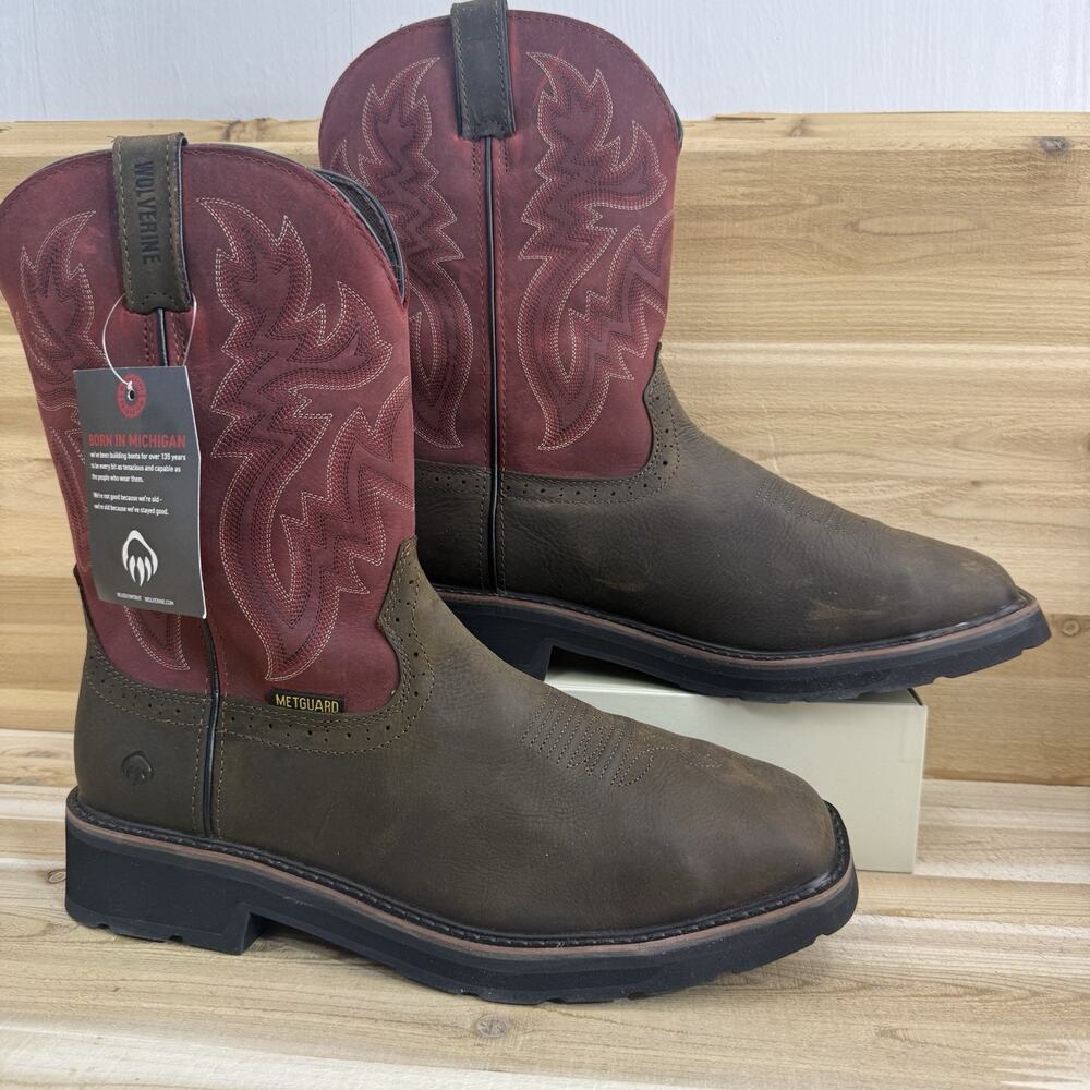 Wolverine Work Boots/Slip Resistant/Steel Toe/Men’s Size 11.5M